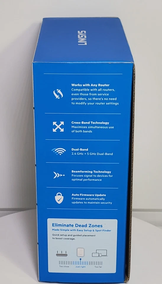 2 Pack - LINKSYS RE6350 AC1200 Dual Band WiFi Range Extender 1.2 Gbps BRAND NEW - Image 4 of 4
