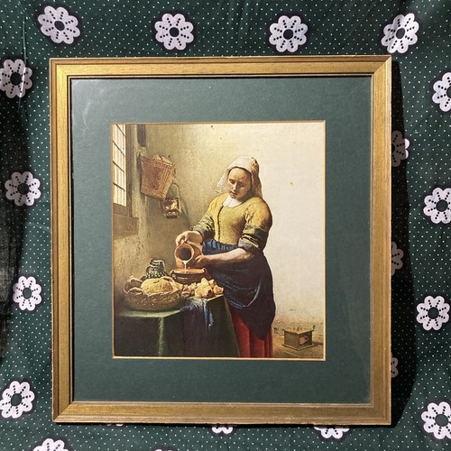 The Milkmaid By Johannes Vermeer Framed - Picture 1 of 1