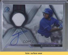 2017 Bowman Chrome Relics 39/150 Willie Calhoun #CAR-WC Auto READ 1u6