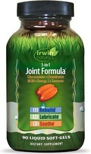 Irwin Naturals 3-In-1 JOINT FORMULA Supports Healthy Joints - 90 Soft-Gels