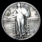 1927-S Standing Liberty Quarter Silver  ---- Nice Coin ---- #053U