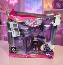 Jazwares Roblox Royale High Dark Fairy Powder Room Playset 9pc New Damaged Box