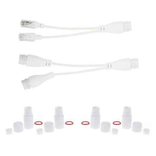 1 to 2 Adapter Network Splitter With Gasket/Rubber Plug/Case/Tailpipe Set - 第 1/9 張圖片