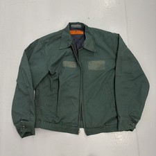 Vintage 70s Red Kap Green Canvas Workwear Mechanics Jacket 1970s True Vintage