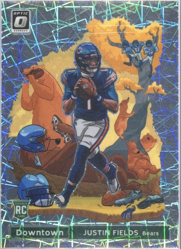 2021 Panini Donruss Optic - Downtown Justin Fields #DT-39 (RC)