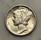 1939-P Mercury Dime - BU - Brilliant Uncirculated - 90% Silver