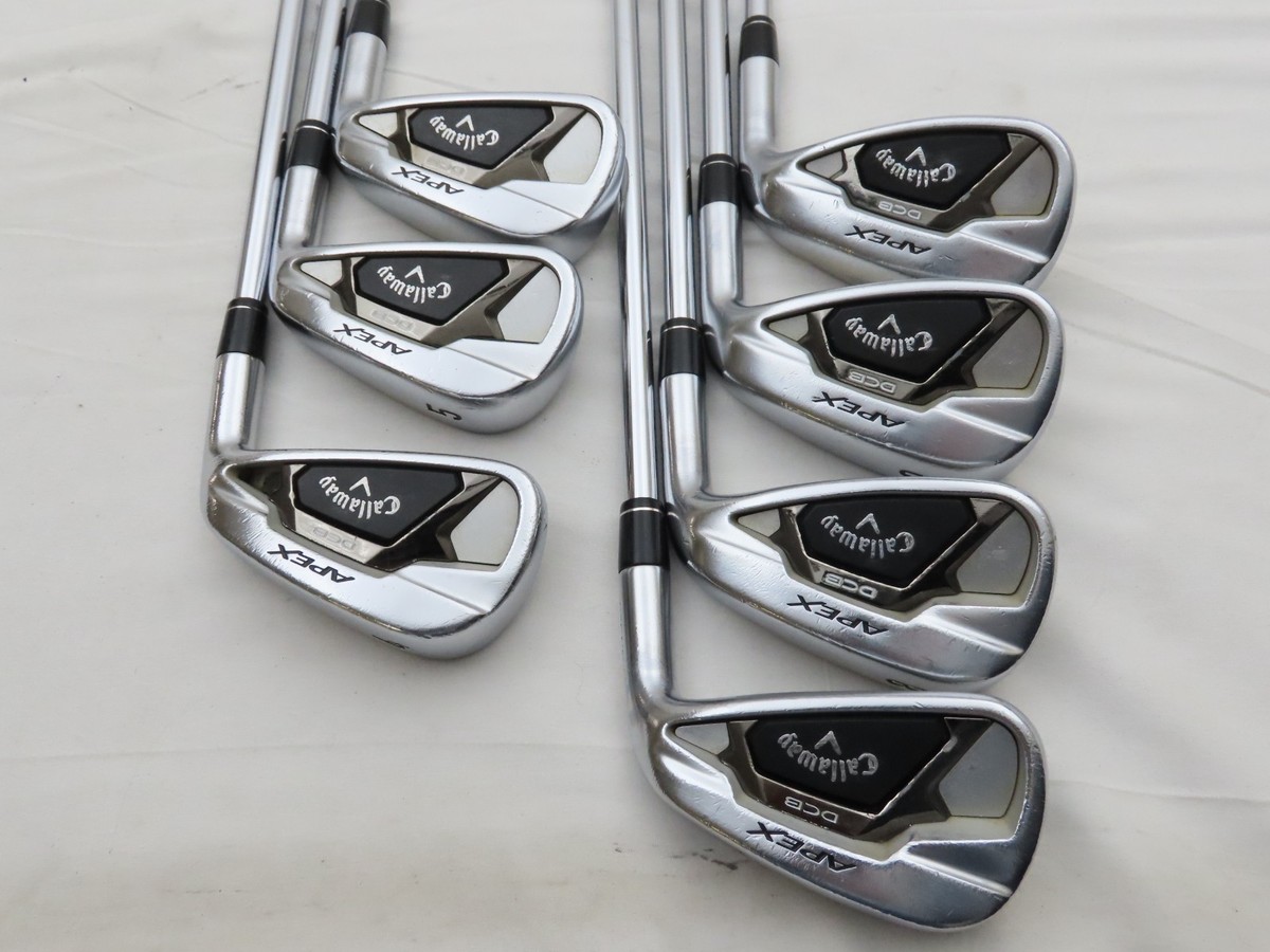 Used Callaway Apex DCB Forged Iron Set 4-PW True Temper Elevate 95