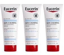 Eucerin Eczema Relief Body Cream 3  Pack Colloidal Oatmeal Skin Protectant NEW 
