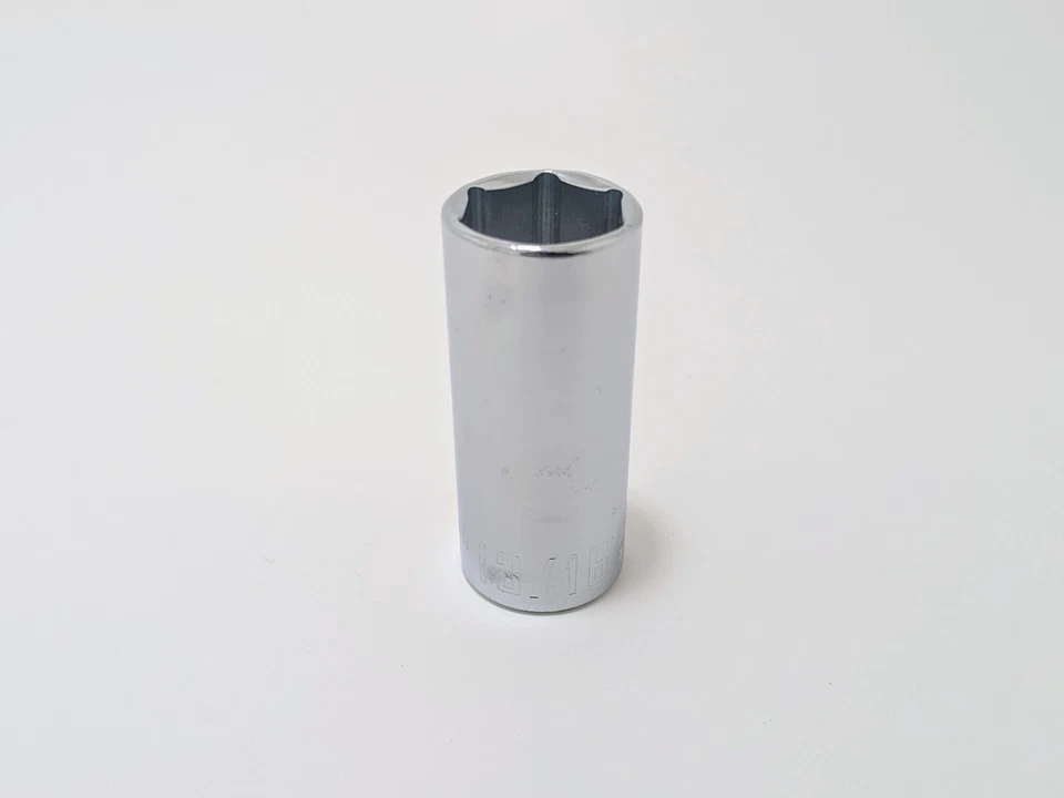 New Craftsman 3/8" Drive 6 Point Deep Socket Any Size Standard SAE Inch Polished - Image 2 of 4