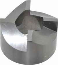 Made in USA 4 Flutes, 1" Diam, 1/2" Pilot Hole Diam, Solid Carbide Reverse Co...