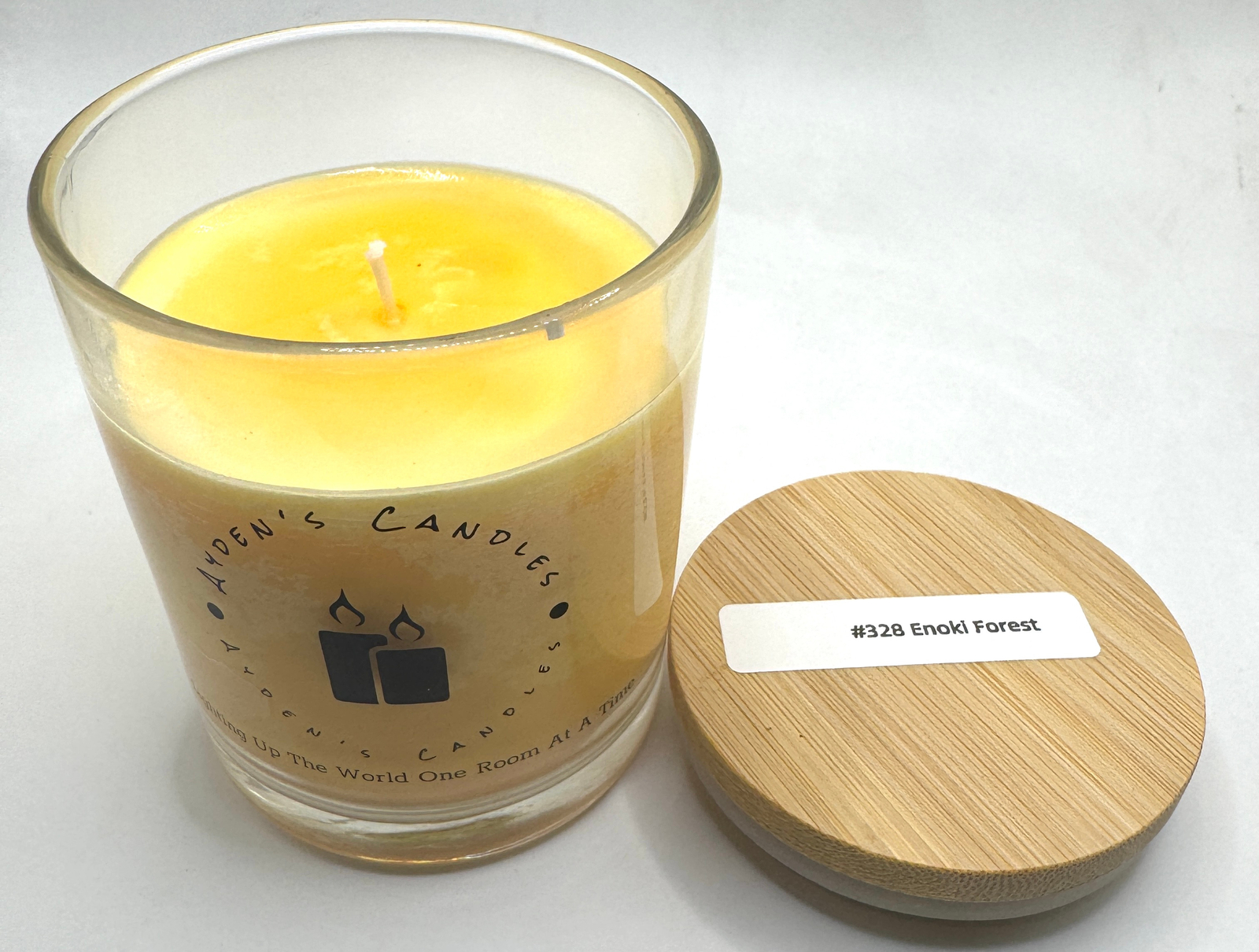 Aydens Enoki Forest Scented Candle 328 | Nature-Inspired Aroma
