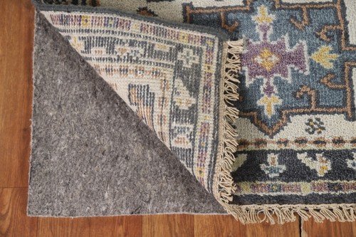 Beige/Gray Runner Rug 3x10 ft.Geometric Heriz Serapi Oriental Handmade Wool Rug - Picture 6 of 12