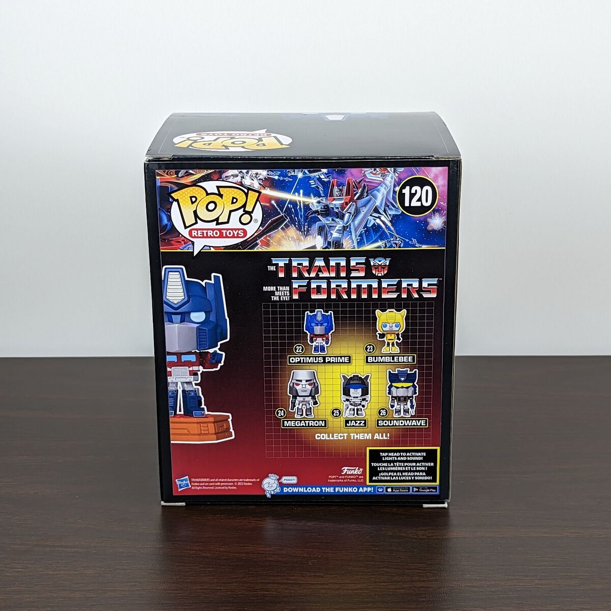 Funko Pop OPTIMUS PRIME #120 Lights and Sounds TRANSFORMERS Funko Pop OPTIMUS PRIME #120 Lights and Sounds TRANSFORMERS