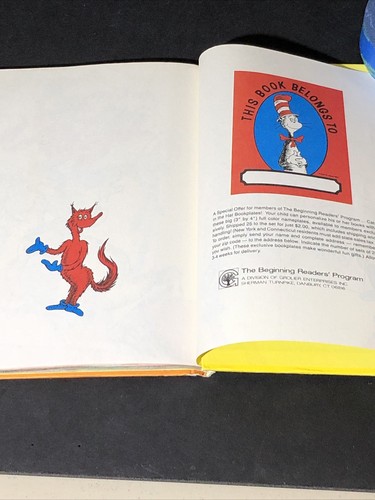 1965 Vintage "Fox in socks" written by DR. SEUSS 1st edition - Imagen 7 de 7