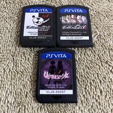 Danganronpa 1 & 2 Reload V3 & Ultra Despair Girls PlayStation Vita Japan Imp Lot