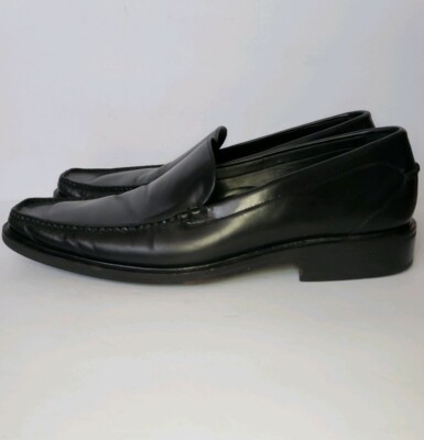 EUC Cole Haan NikeAir Men\'s US SZ 11 Black Slip-On Leather Loafer Dress Shoes Cole Haan NikeAir Mens 11 Black Leather Moc-Toe Dress  main image 2