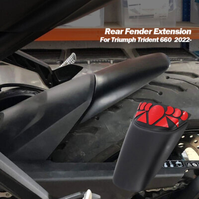 Motorcycle Rear Fender Mudguard Extension For Triumph Trident 660 2022 2023-
