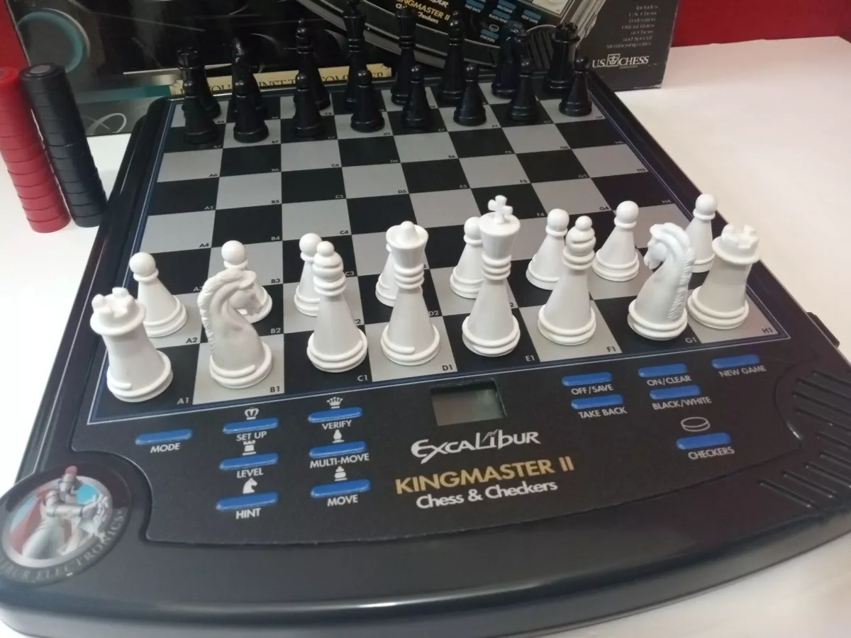 Excalibur King Master Electronic Chess Game Complete in Great 