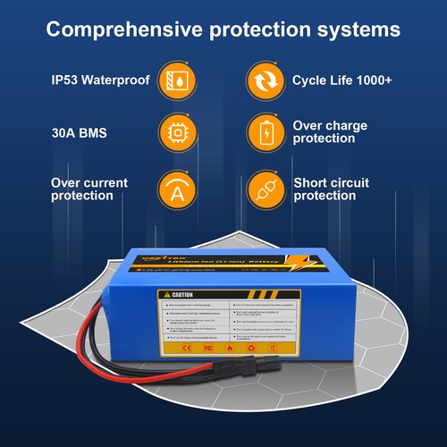 36V 8AH/10AH/14AH/20AH Electric Bicycle Lithium Battery 750W 1000W + 2A Charger - Picture 26 of 29