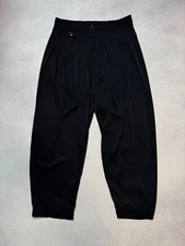 High Use Claire Campbell High Tech Mens Parachute Wige Leg Pants Size 50 Black