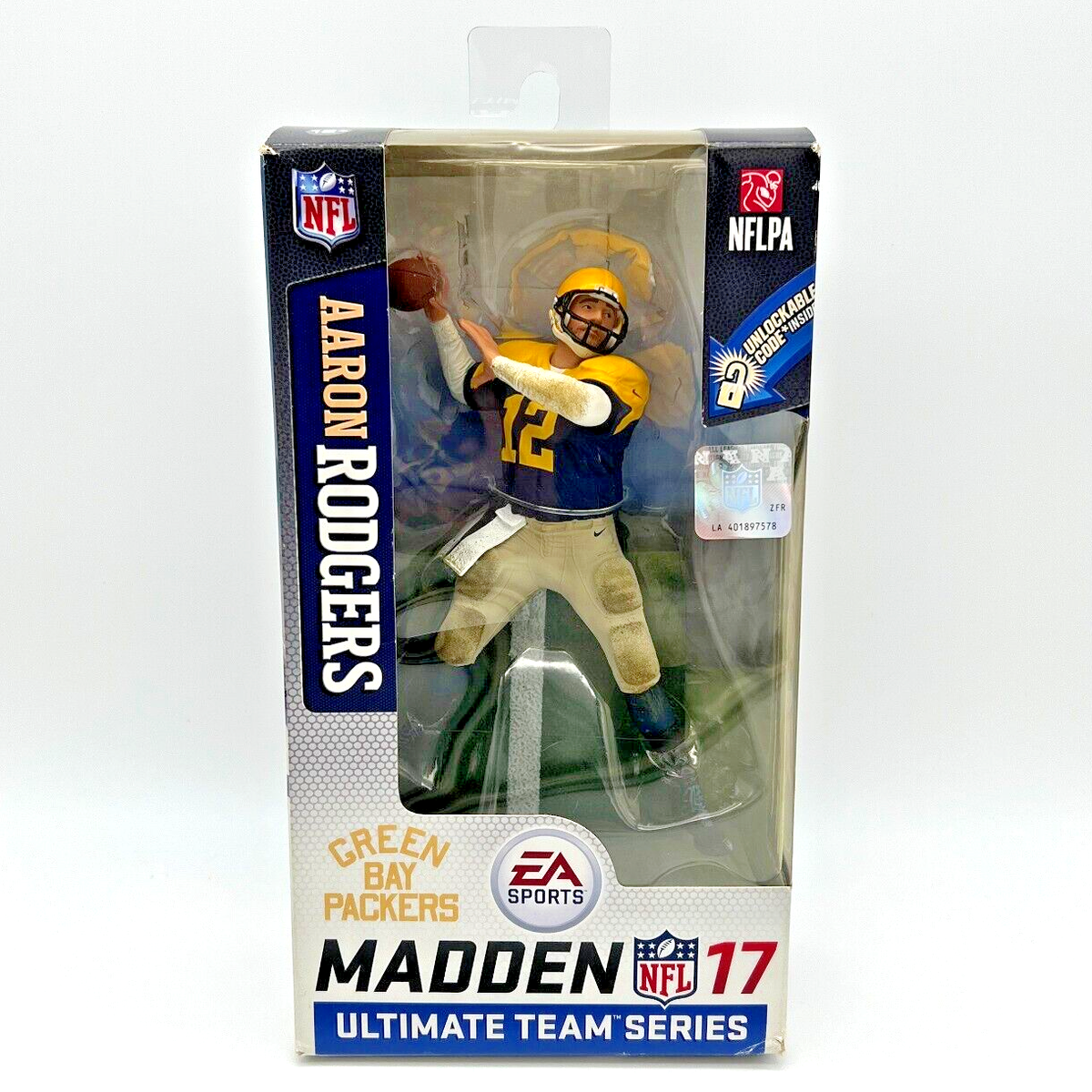 McFarlane Toys NFL Retro Green Bay Packers AARON RODGERS
