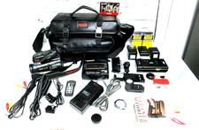 Vintage Samurai Video 8 KX-77 Video Camera Recorder / 8mm With Bag & Accessories