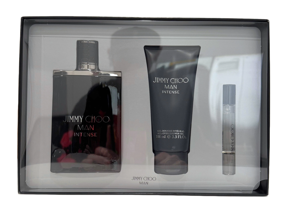 Jimmy Choo Man Intense Gift Set for Men - 3.3 oz EDT + 0.25