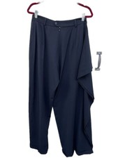 Vintage 90s Jean Paul Gaultier Pant W Panel Kilt Skant Skirt Y2K Black Trouser