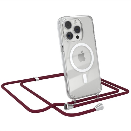 EAZY CASE für Apple iPhone 15 Pro Hülle mit Band Handykette Silikon TPU Cover - Afbeelding 34 van 50