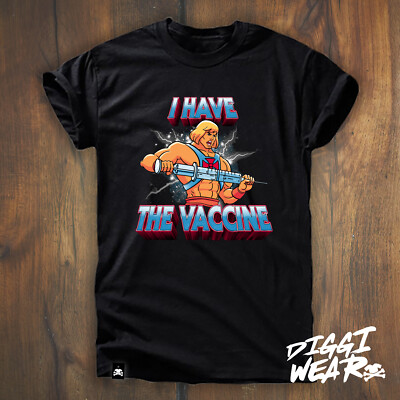 I HAVE THE VACCINE | 80s | MOTU MASTERS GESCHENK NERD CORONA SHIRT S-5XL