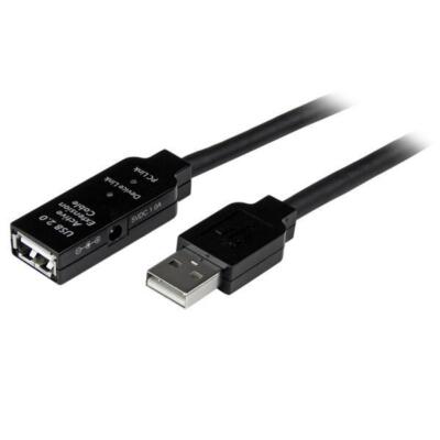 StarTech.com Active USB 2.0 Verlängerungskabel 20m - M/W (20m USB 2.0 Active Ex