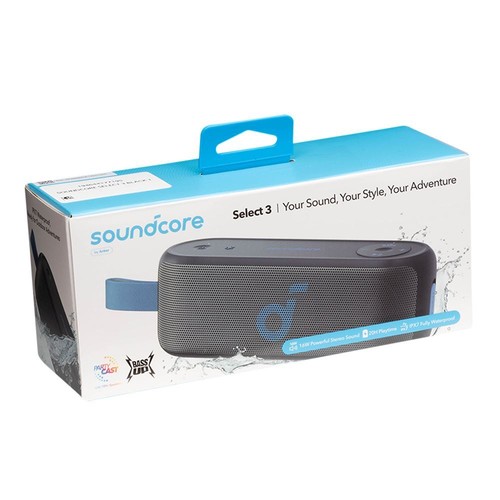 Anker Soundcore Select 3 Portable Wireless Speaker, 16W, IPX7, 20-hour Playtime - Picture 7 of 7