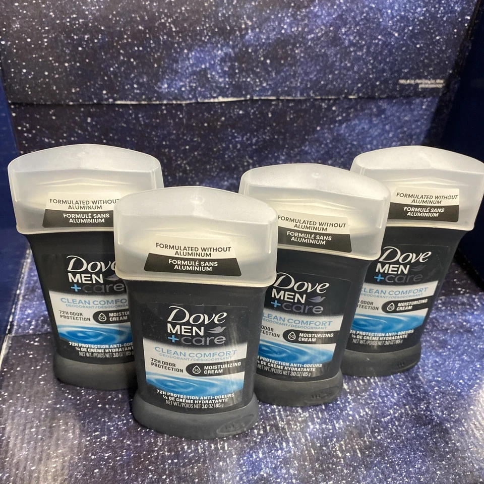 4 X Dove MEN+CARE Clean Comfort 72H Odor Protection Deodorant 3 Oz Each - Image 2 of 3