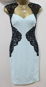 lipsy floral applique high neck bodycon dress in teal