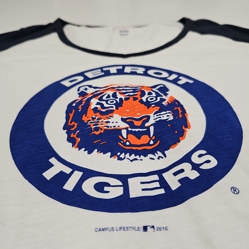 NWOT Detroit Tigers MLB 3/4 Sleeve T-Shirt Women's Large New Without Tags - Picture 4 of 6