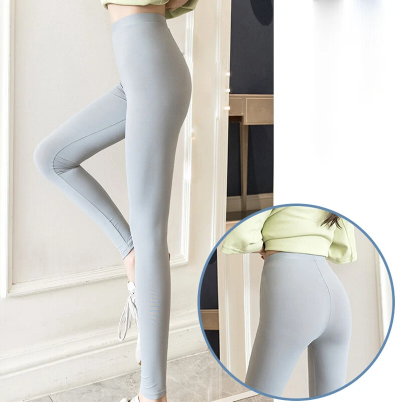 Women Ankle Stretchy Pants Control Leggings Fitness Skinny Yoga Tracksuit  Sports