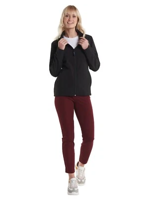 Ladies Full Zip Soft Shell Jacket Waterproof Fleece Workwear, Office, Casual - Image 1 of 2