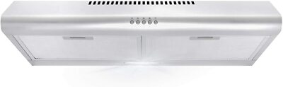 Cosmo 30 inch Under Cabinet Range Hood Ductless Convertible Duct Stove Vent
