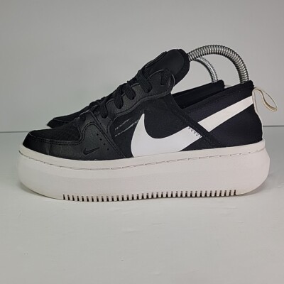 Nike Court Vision Alta TXT Womens Black White Casual Lifestyle CW6536-001 