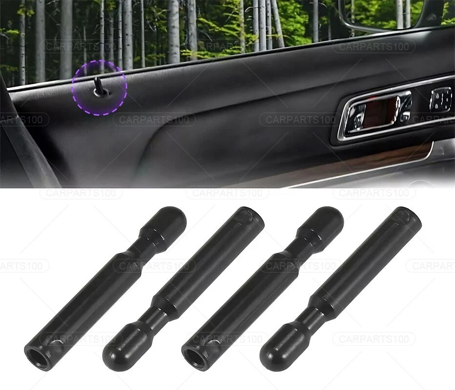 Pasador de poste de perilla de cerradura de puerta 4 piezas para Ford Taurus F-150 Explorer FODZ-5421850-A Foto 2 de 4