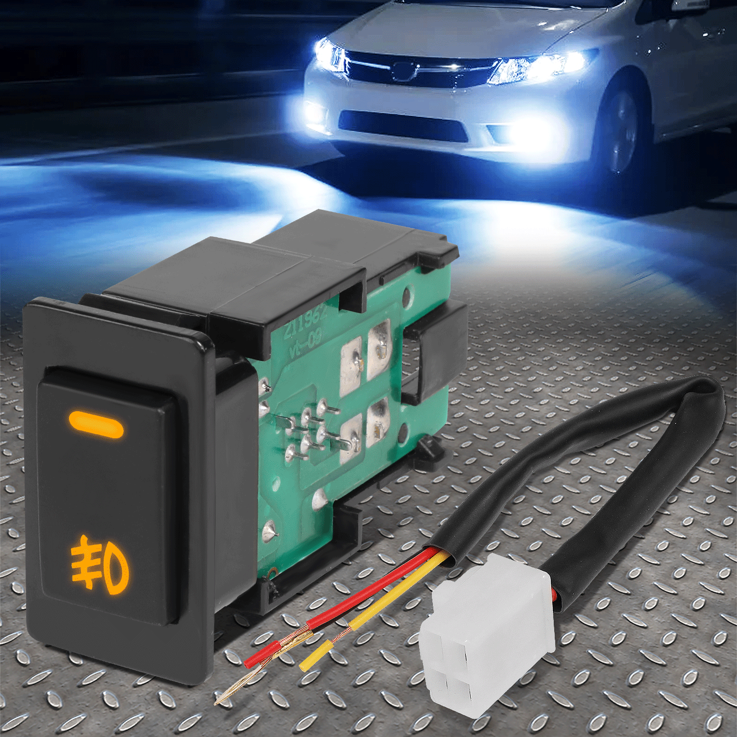 FOR 0219 NISSAN ALTIMA MAXIMA DASH MOUNTED ON/OFF PUSH BUTTON FOG