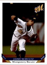 2015 Montgomery Biscuits Grandstand #23 Jaime Schultz Albany New York NY Card
