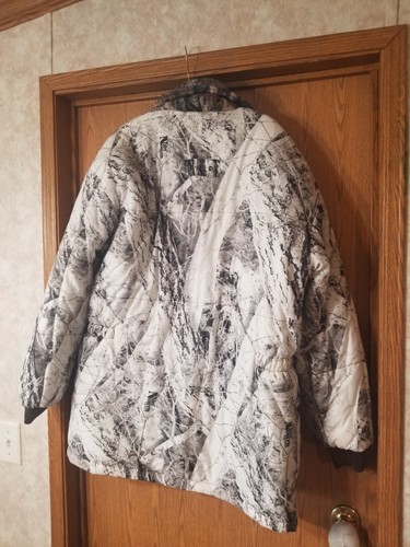 Gamehide Ambush Reversible Mossy Oak Treestand & Naked North Camo parka. Lg. B5 - Picture 7 of 8