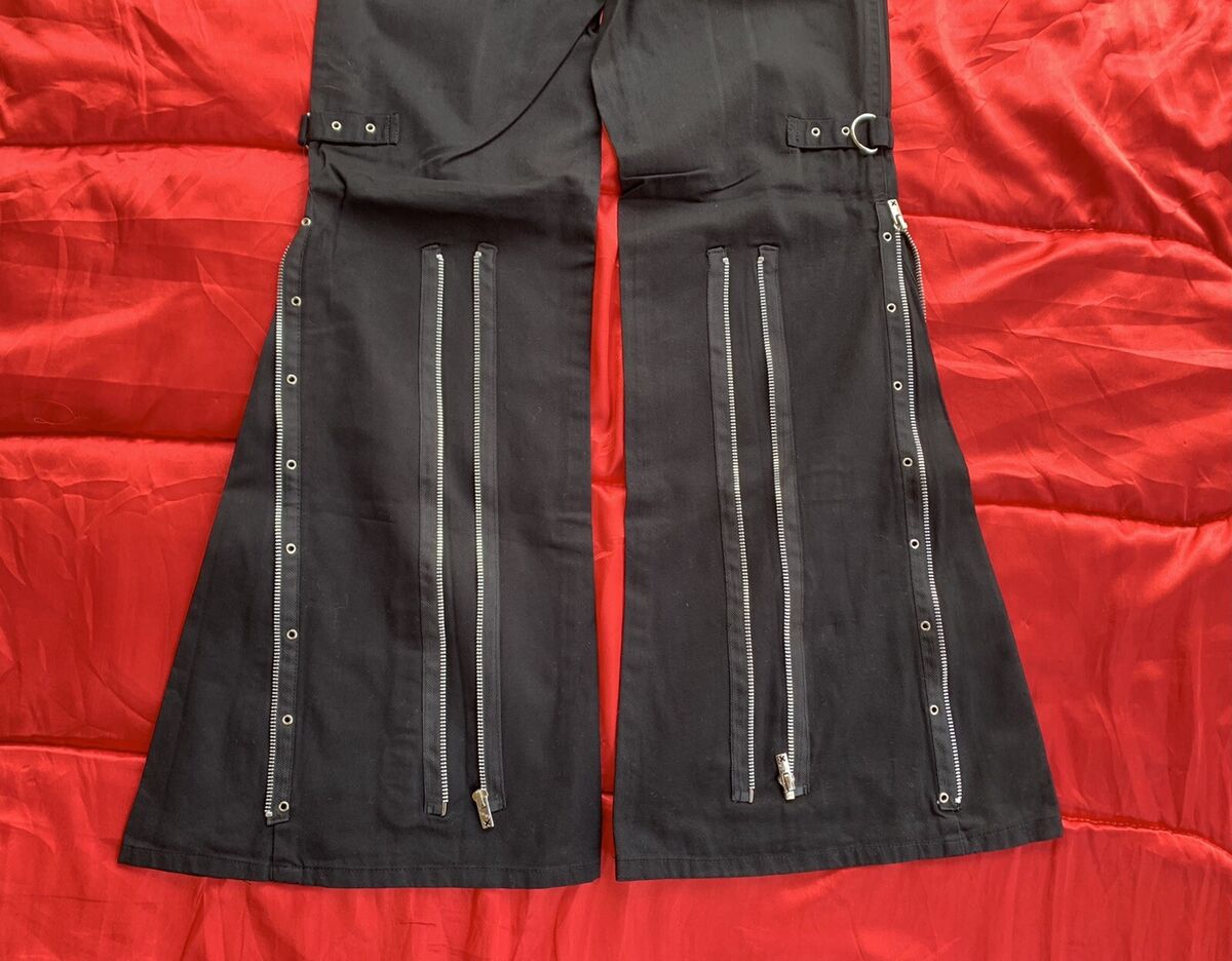 Vintage Tripp NYC Black Wide Leg Pants Goth/Punk/Rave Vintage Tripp NYC Black Wide Leg Pants Goth/Punk/Rave