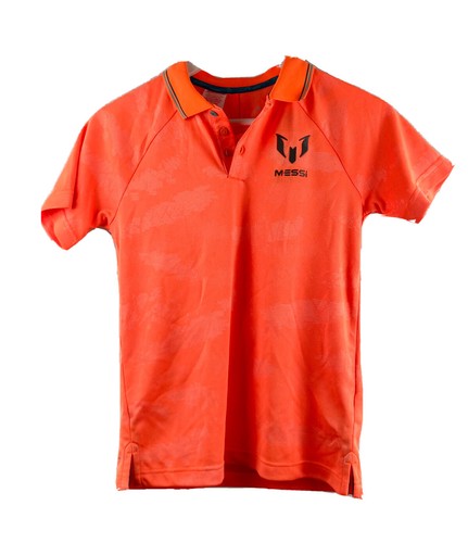 Adidas Messi Polo Shirt 11-12 Years Football Leo Messi Climalite Orange 2013 - Picture 7 of 12