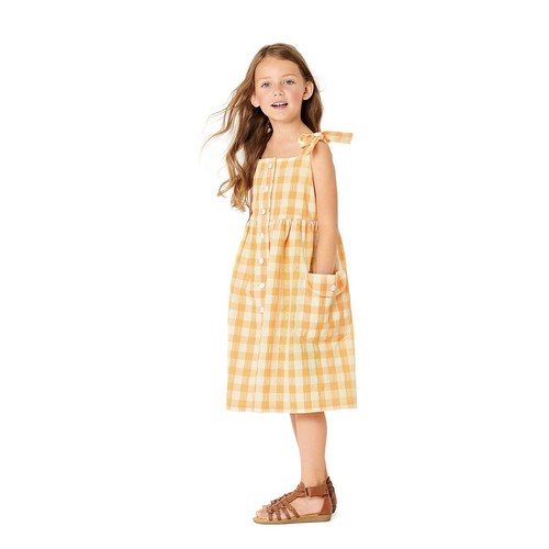 BURDA KIDS 9304 CHILDREN'S DRESSES Sewing Pattern 6 - 11 Years Skill: AVERAGE - Picture 8 of 9