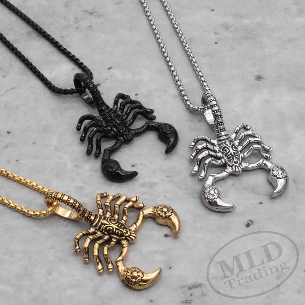 Scorpio on sale silver necklace