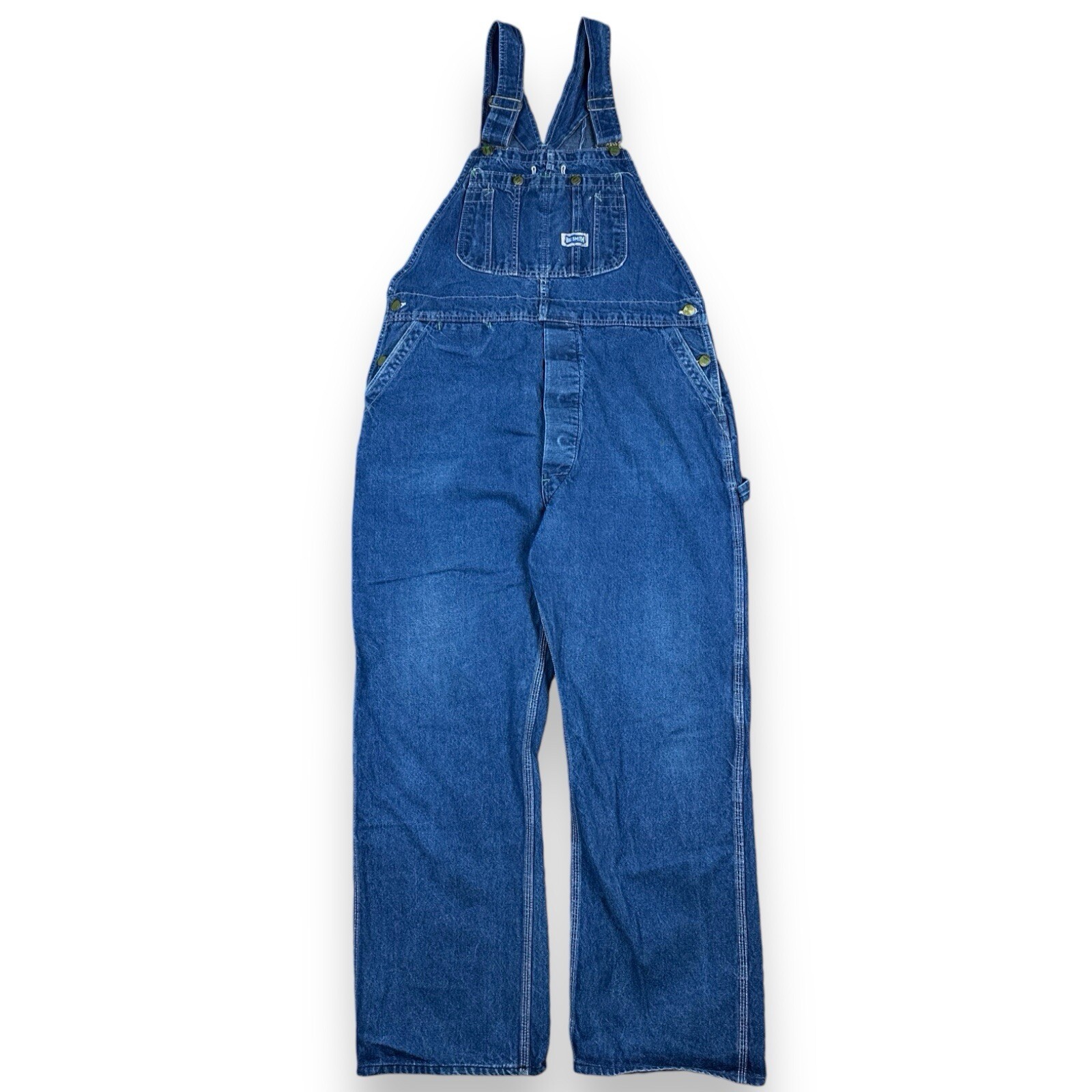 Overalls For Men Men's Stonewashed Denim Bib Overall Big Smith Bib