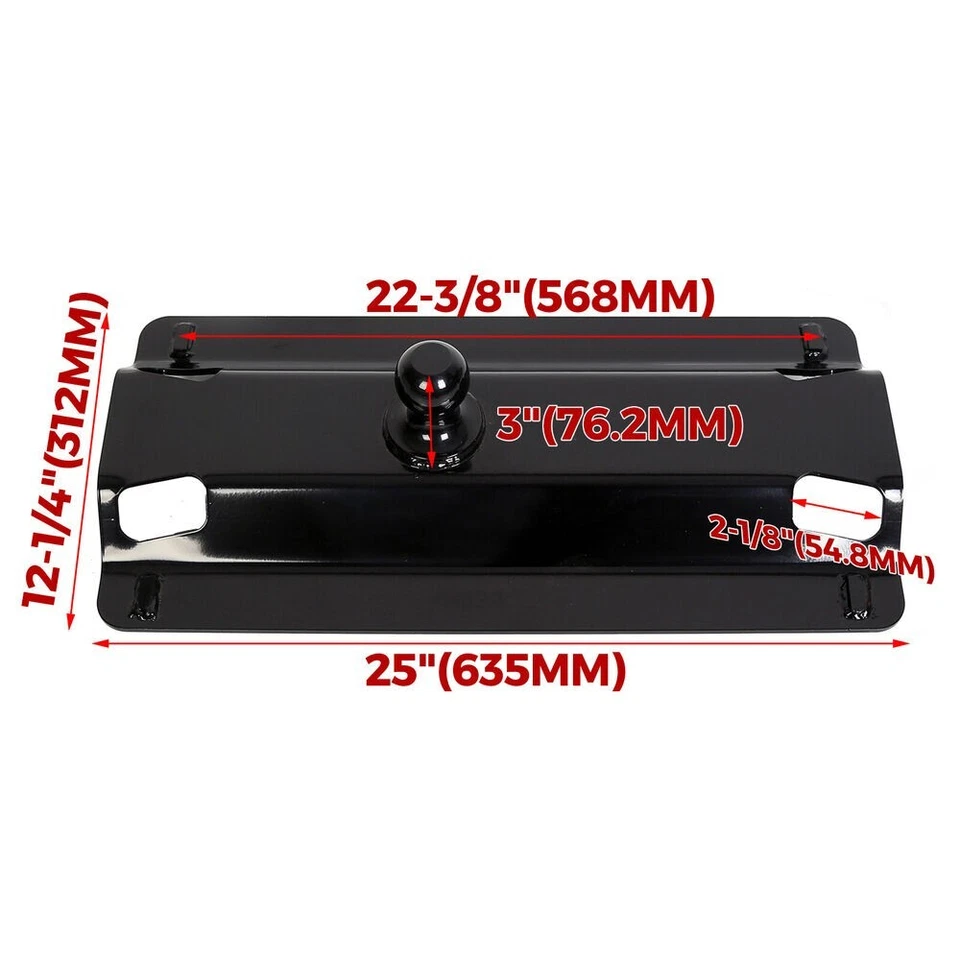 Kit de montaje de enganche de cuello de ganso para remolque de quinta rueda 49080 para serie Reese Pro Foto 3 de 4