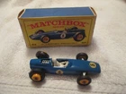 Vintage Lesney Matchbox Series NO. 52 BRM Racing Car - Dark Blue w/ORIGINAL BOX